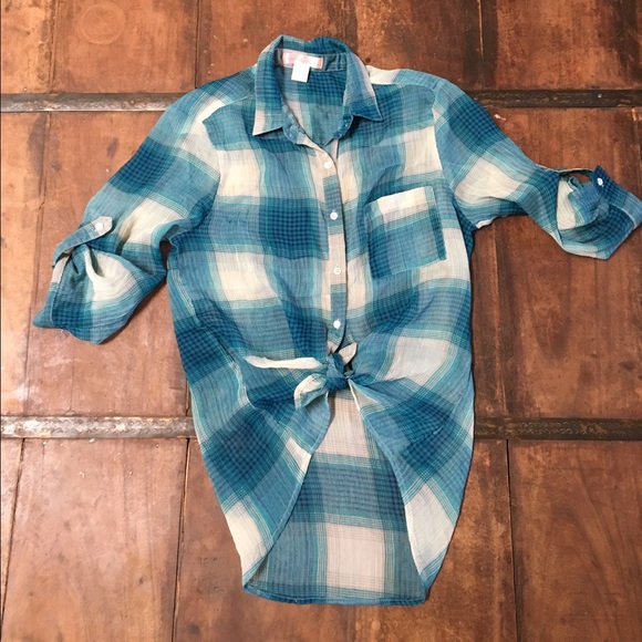 band of Gypsies see-through button shirt - Picture 3 of 4