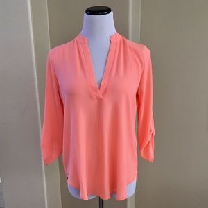 Lush Coral Blouse