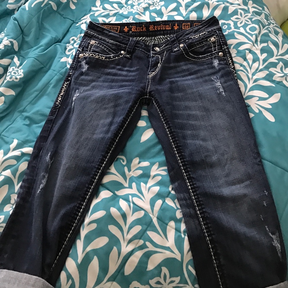 Rock Revival Stephanie Easy Capri