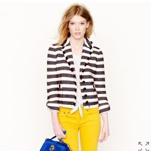 J.Crew COLLECTION Legion Jacket, 4 red white blue