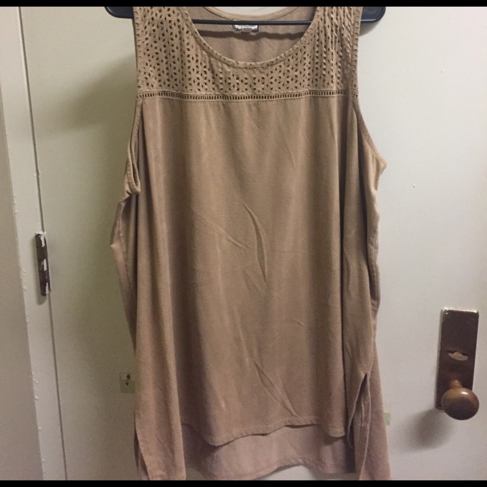 Hi/low tank. Suede