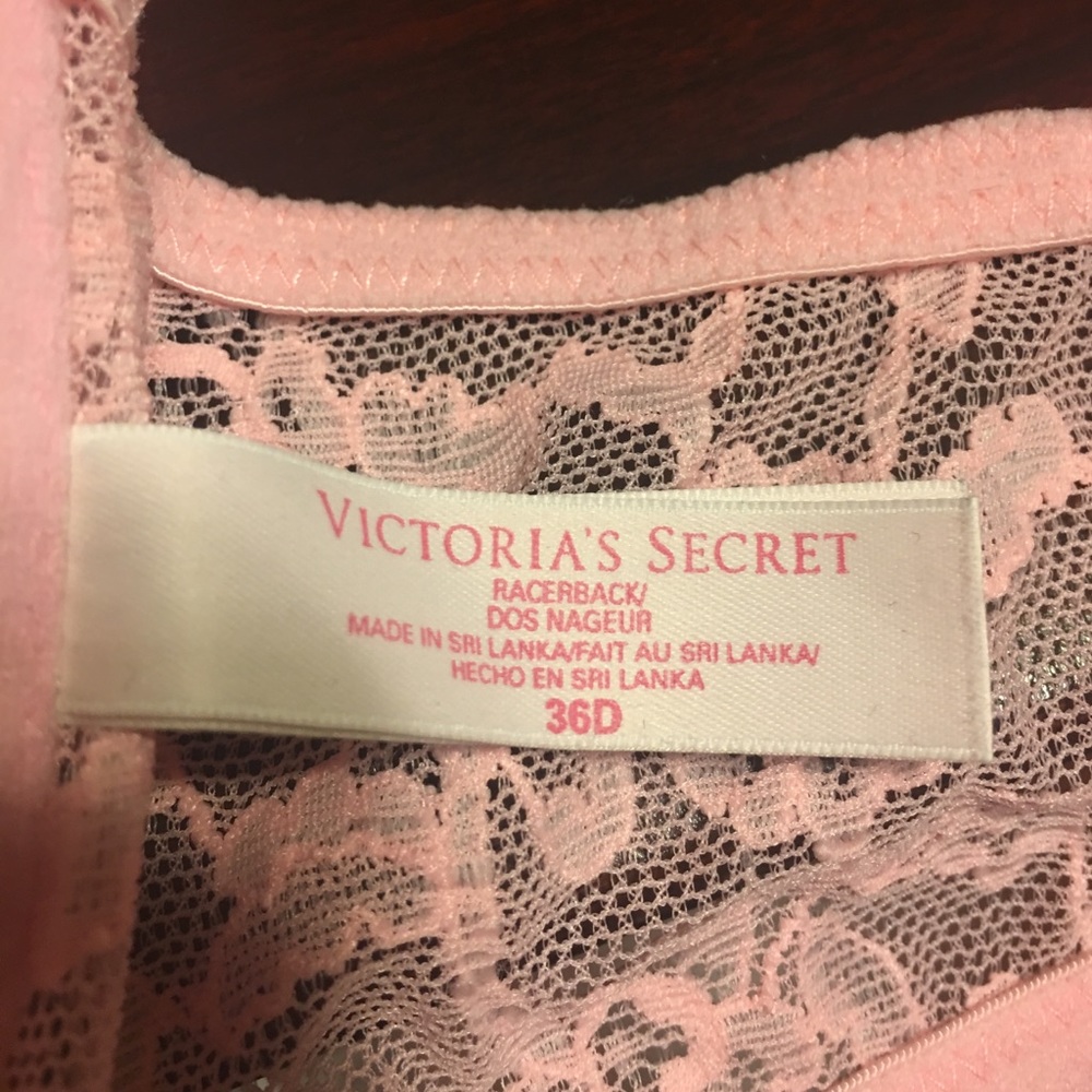 Coral racer back bra