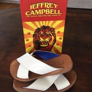 Jeffrey Campbell "Caprese" Leather Sandal, 6M