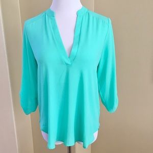 Lush mint blouse