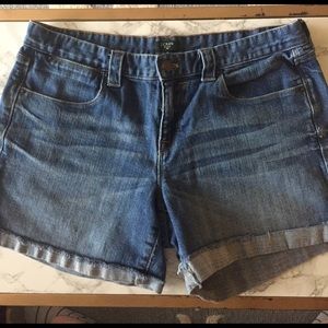 J. Crew light wash denim shorts size 10