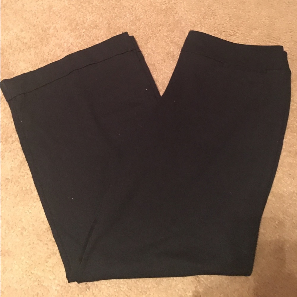 Wide leg black pants