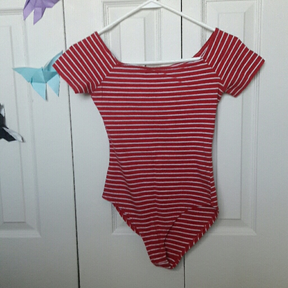 Striped Body Suit