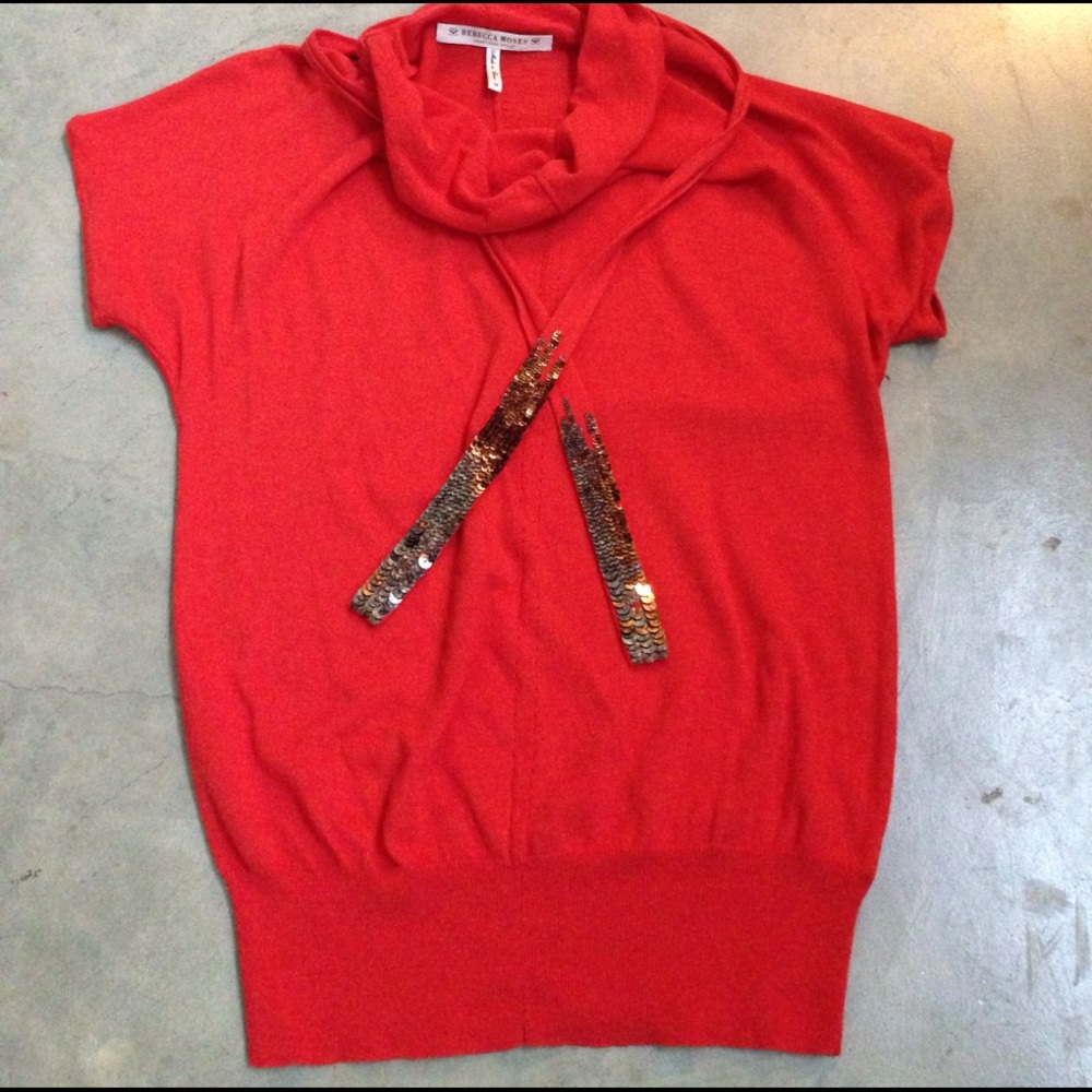 REBECCA MOSES Softest Short Sleeve Sweater