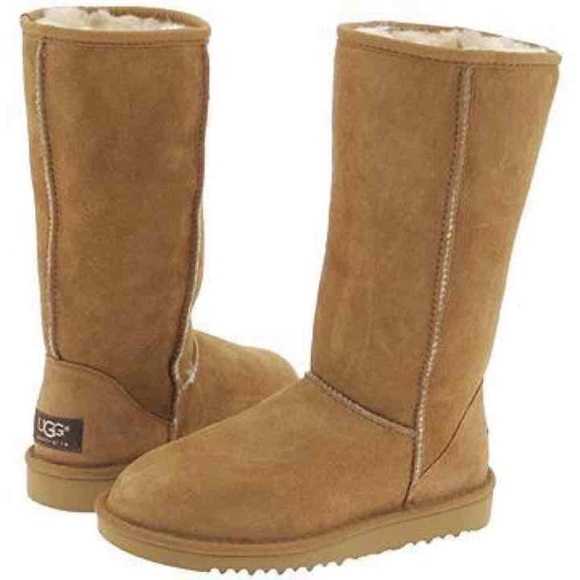 UGG Shoes - Chestnut Tall UGG Australia Boots Size 6