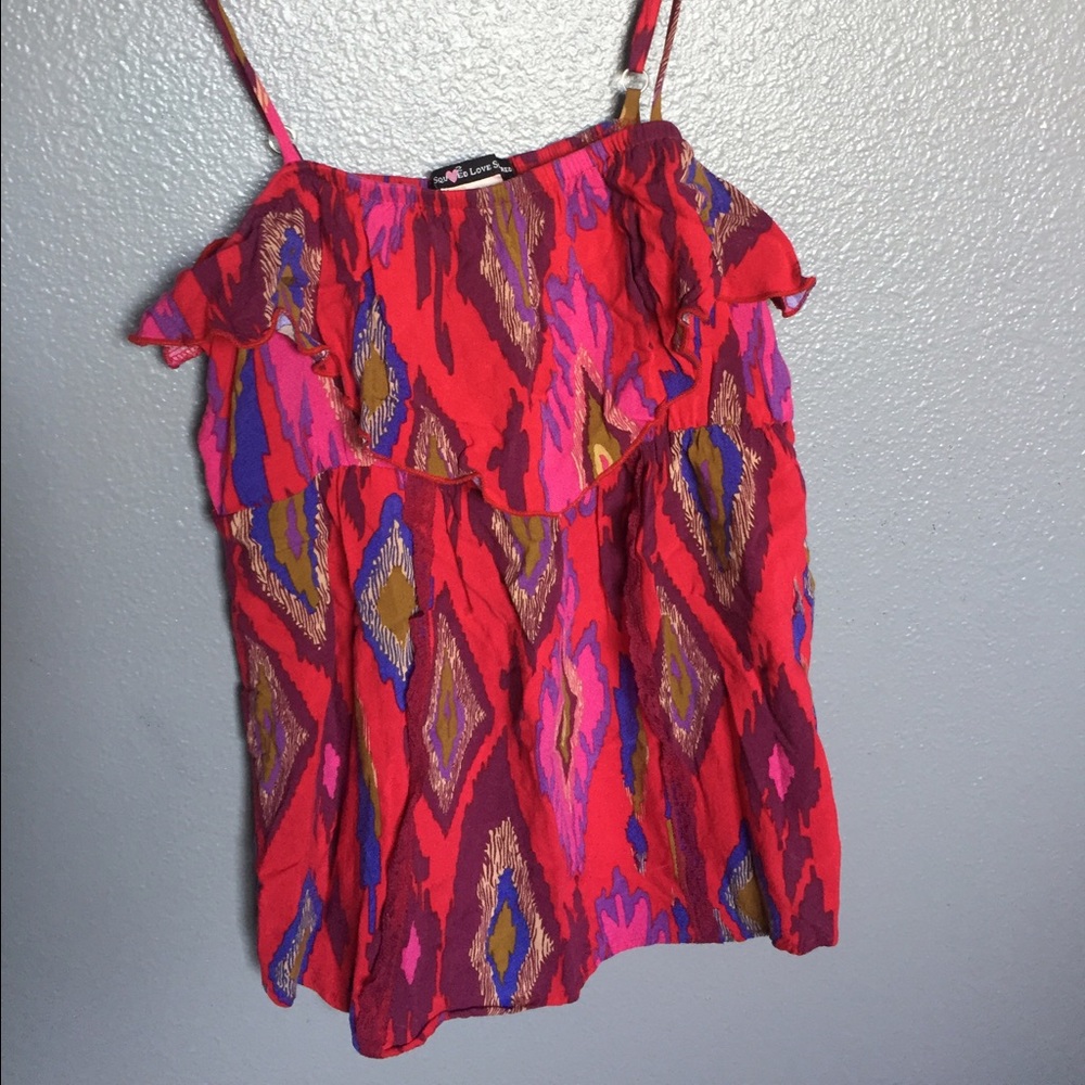 Aztec Print Top