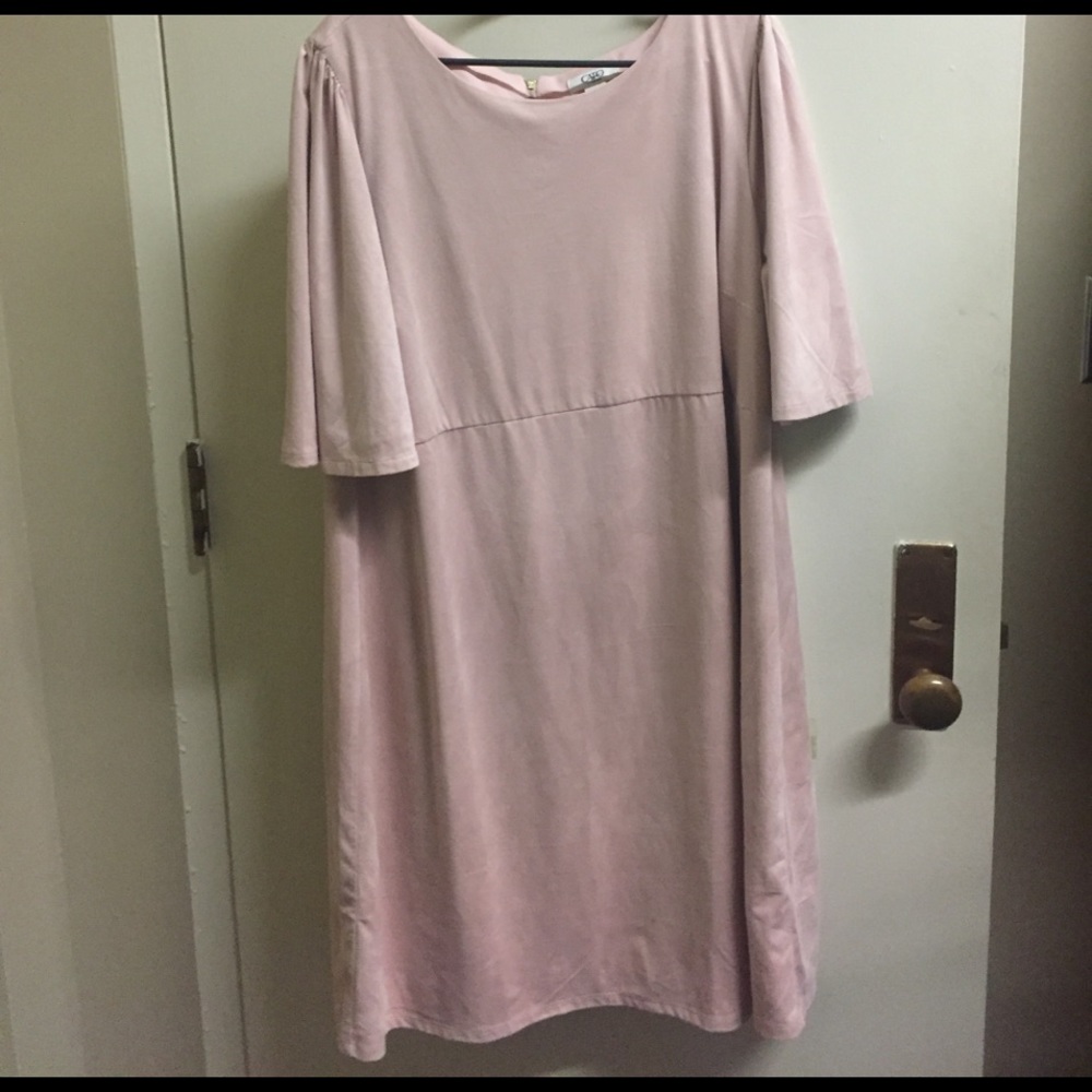 Suede dress