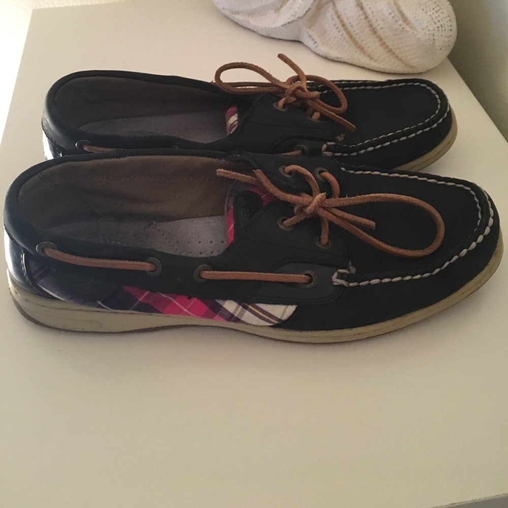 Navy Sperry Top Sider Boat Shoes