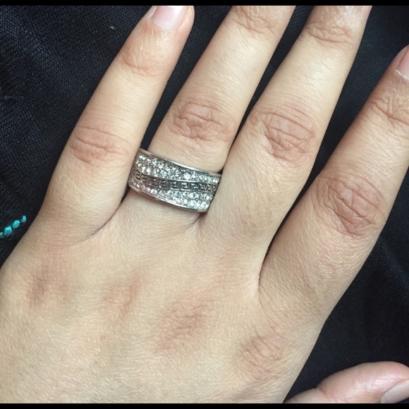 Tibetan silver band ring - Picture 4 of 6