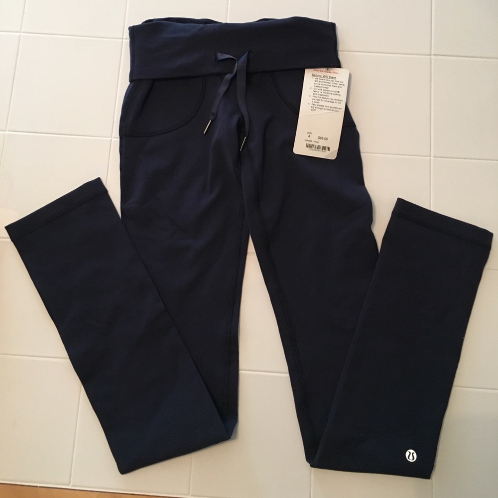 Lululemon Navy Blue Skinny Will Pant