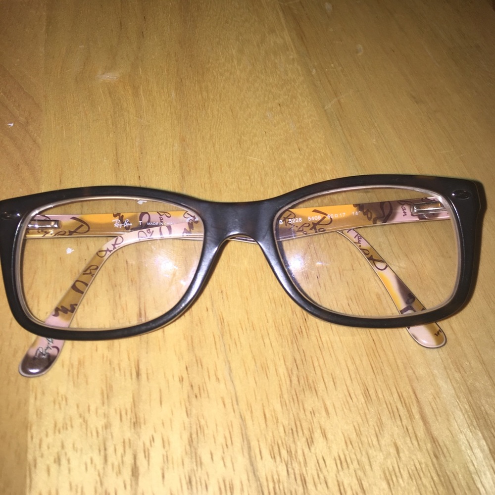 Ray bans 5228 frames only Havana color matte look