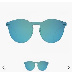Illesteva Leonard II Mask Sky Blue Sunglasses