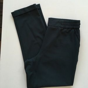 New York & Co stretch elastic waist cuffed pants