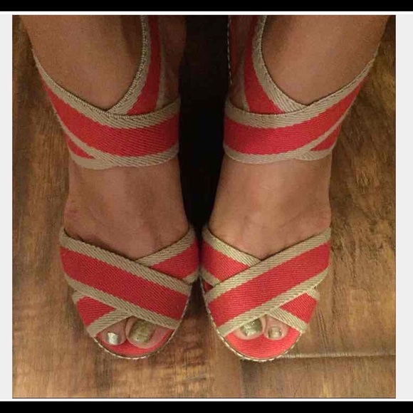 Tory Burch Shoes - Tory Burch wedge espadrilles