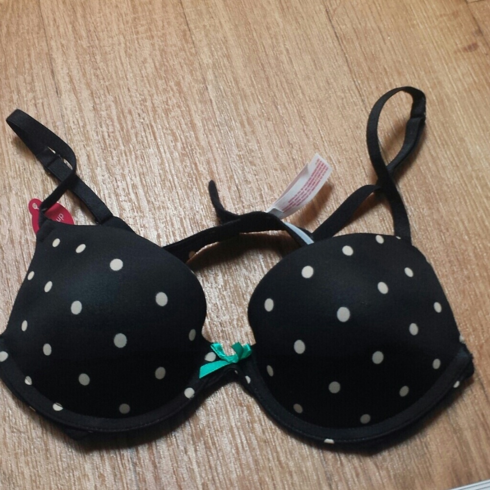 Polka dot bra