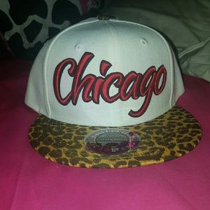 cheetah print snapback NWOT