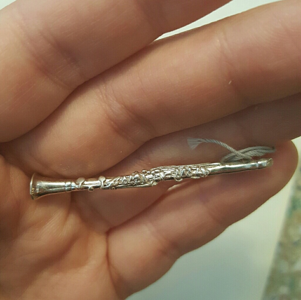*RARE* 1970's-80's Vintage Sterling Clarinet Charm - Picture 3 of 5