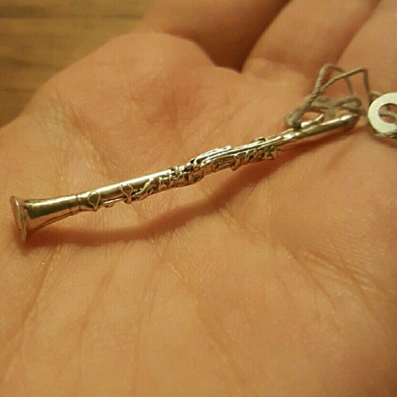 Vintage Jewelry - *RARE* 1970's-80's Vintage Sterling Clarinet Charm