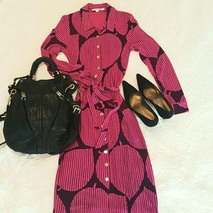 Boden Midi Button Down Dress