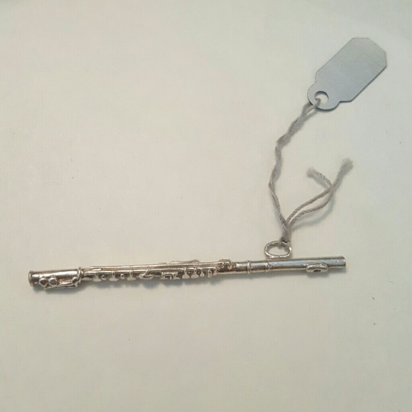 *RARE* 1970's-80's Vintage Sterling Flute Charm - Picture 2 of 4