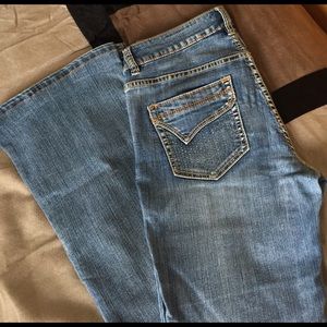 Stretch CACHE Jeans with crystals DEAL