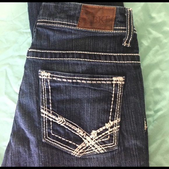 BKE Denim - BKE Peyton boot cut jeans Long 28 x 33.5 Dark Wash