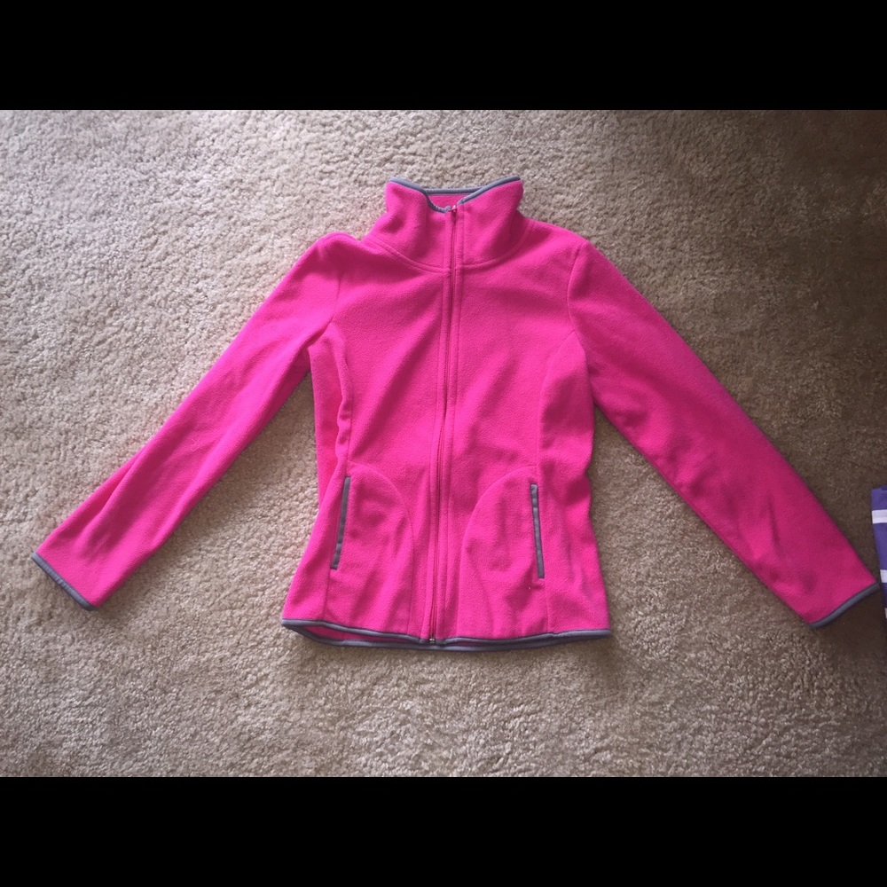 Old Navy Pink Soft Fleece Zipper Jacket Size XS