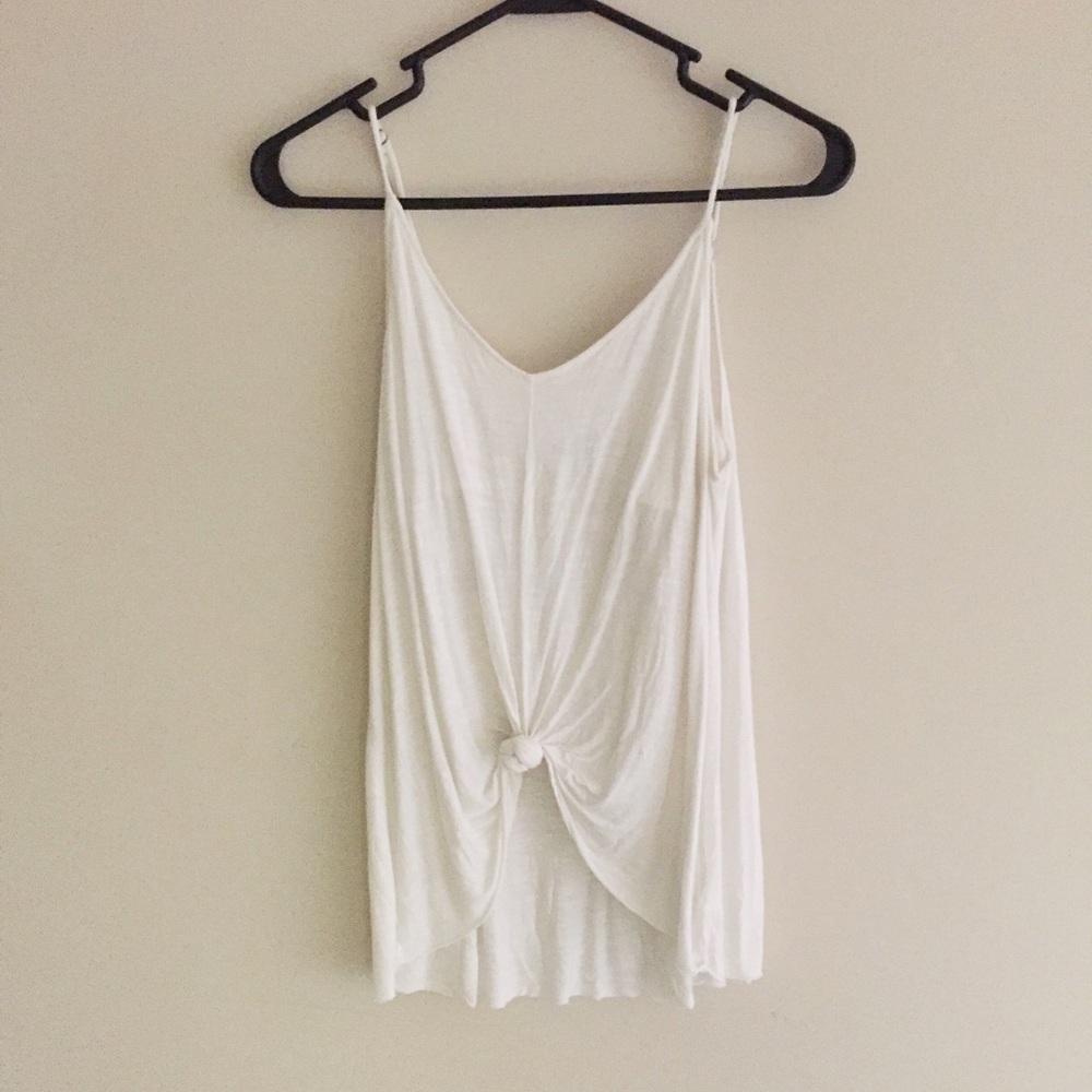 American eagle white tank
