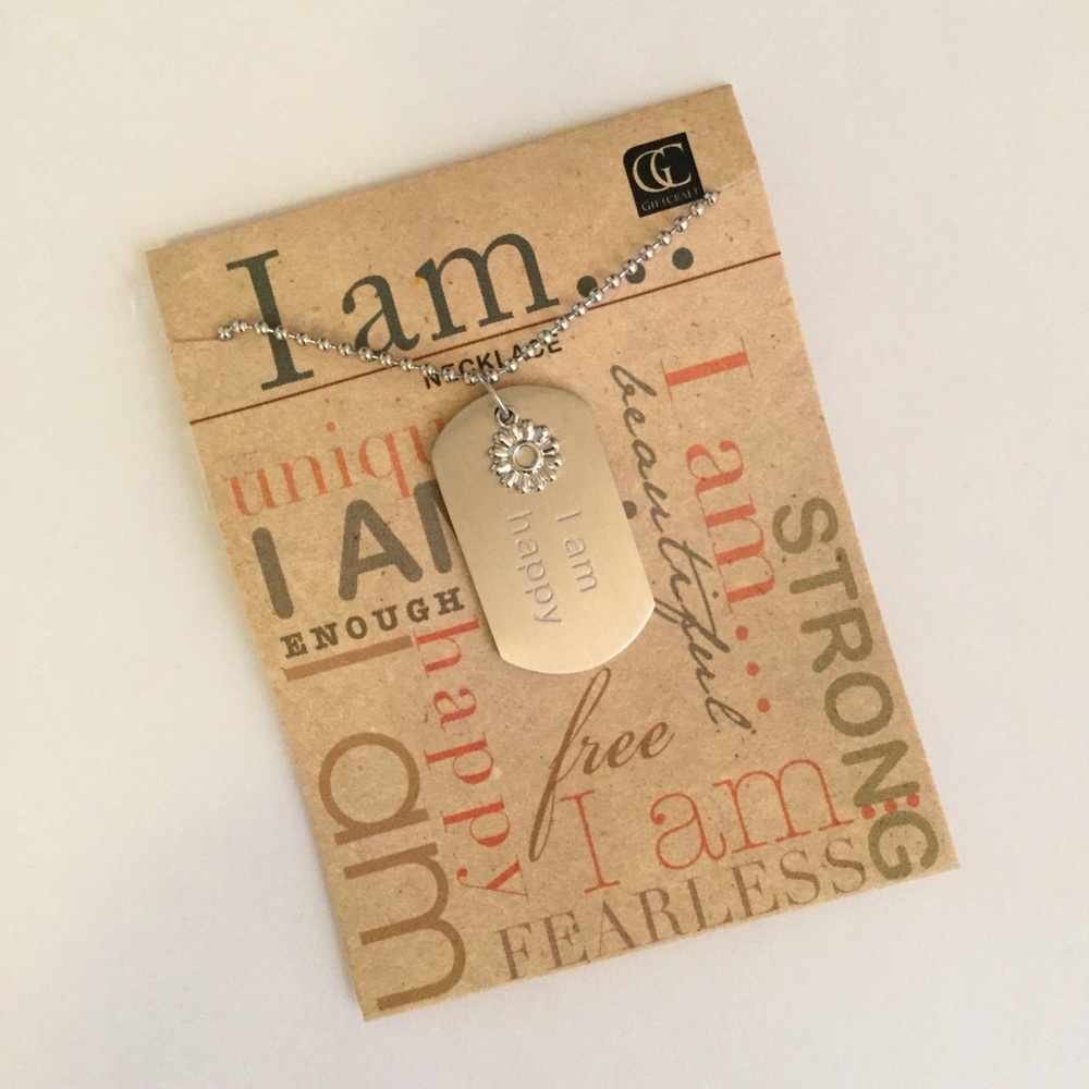 1 LEFT🎈 I Am Happy Necklace