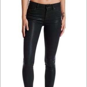 Joe's coated skinny fit jeans black 26
