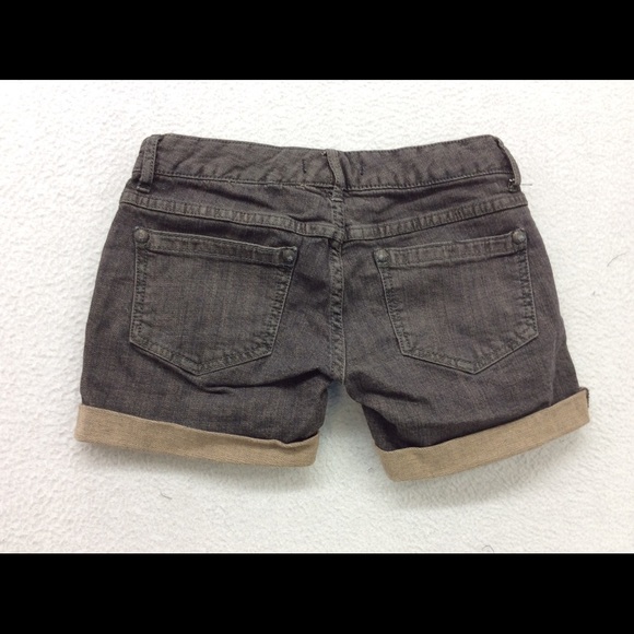 Free People Gray Wash Denim Jean Shorts New - Picture 4 of 4