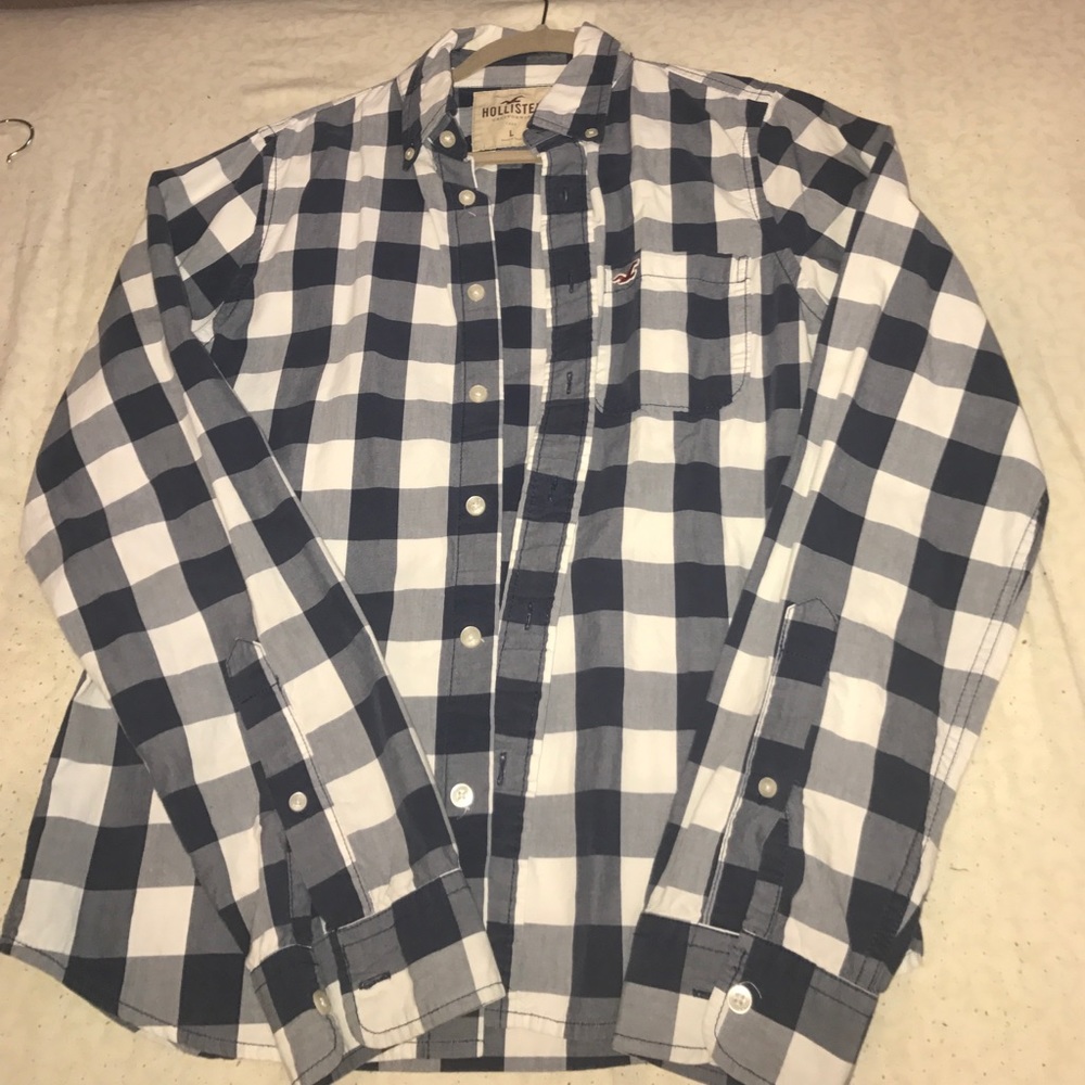 Hollister plaid shirt