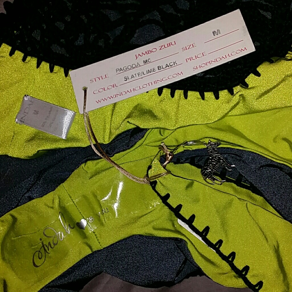 New indah pagoda crochet onepiece slate lime black - Picture 4 of 4
