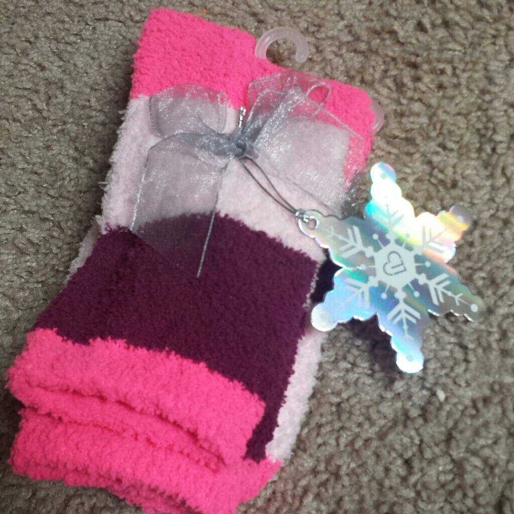 Striped Fuzzy Socks