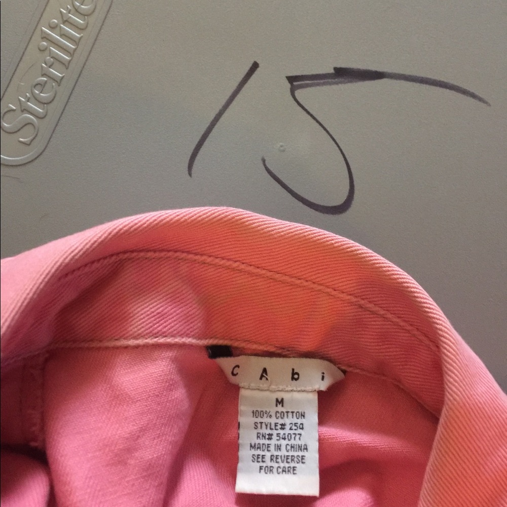 Cabi Jacket Size Medium Peach Color - image 3