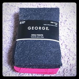 2 pack girls tights