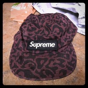 Supreme Zebra Print Hat