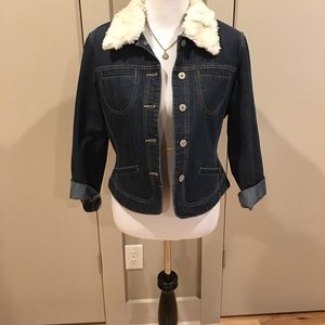 French Cuff Denim Jacket