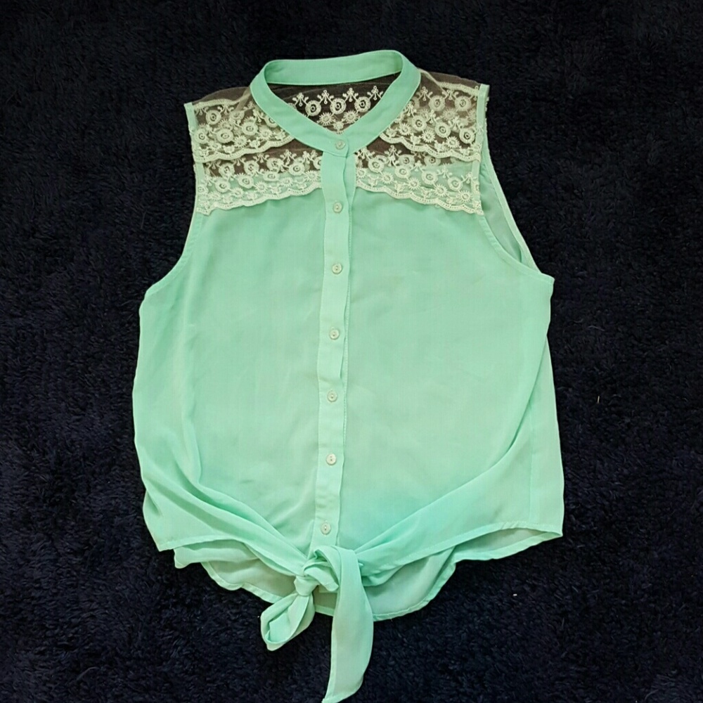 Flirty lace top