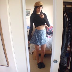 90s Inspired Plaid Skort
