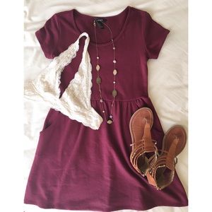 Short Sleeve Dress w/ Pockets