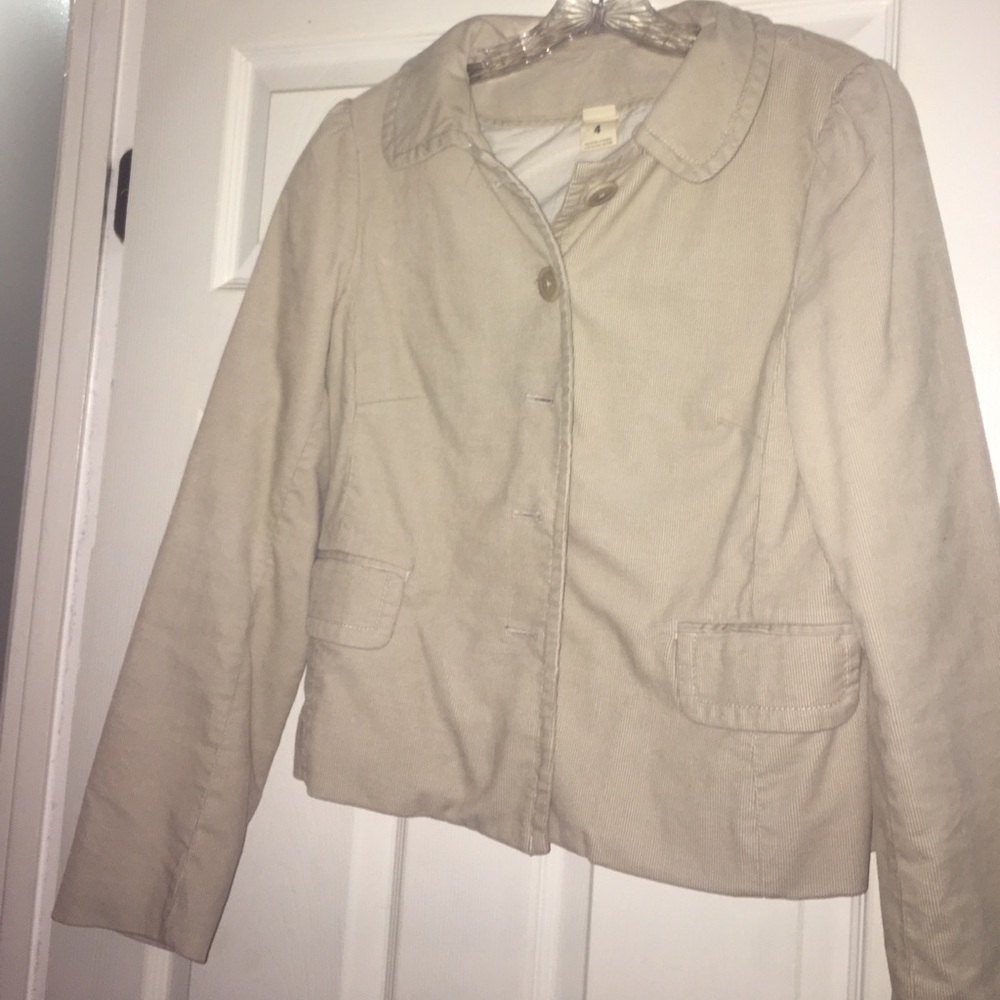 J Crew corduroy jacket size 4