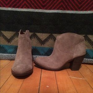 Lucky Brand suede booties