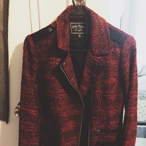 Red Moto Jacket