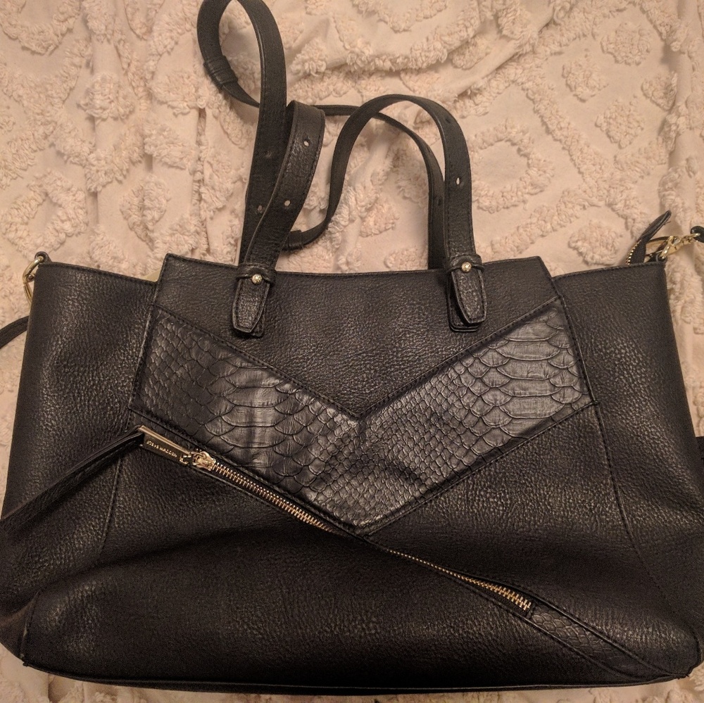 Steve Madden black tote purse