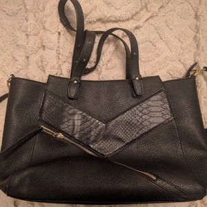 Steve Madden black tote purse
